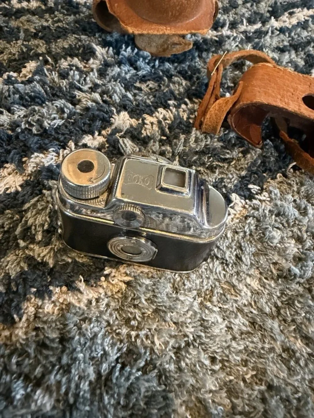 VTG Toko P.W. 4.5 Mighty Mini Spy Camera + Original Leather Case Great Condition